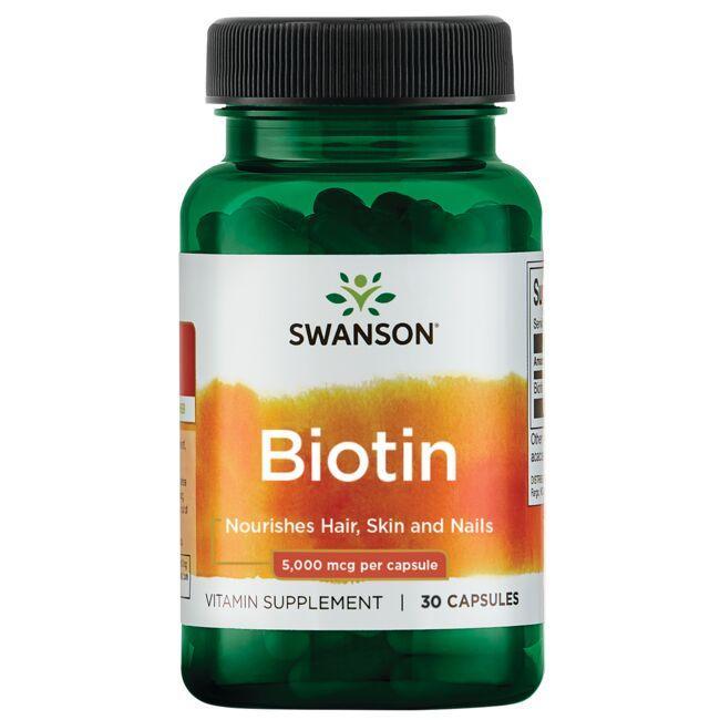 Biotin - 5000mcg - 30 caps