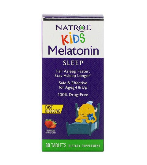 Kids Melatonin - Strawberry - 30 tabs