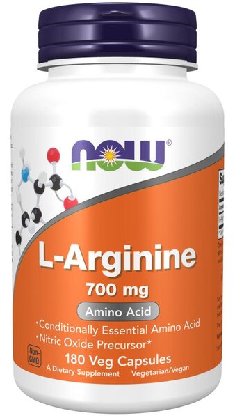 L-Arginine - 700mg - 180 vcaps