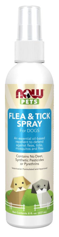 Flea & Tick Spray for Dogs - 237 ml.