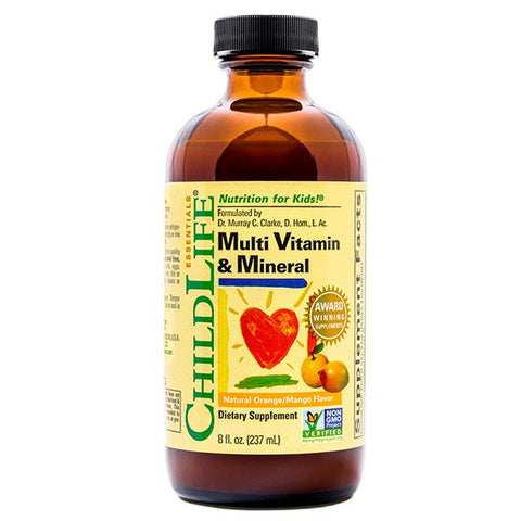 Multi Vitamin & Mineral - Natural Orange/Mango - 237 ml.
