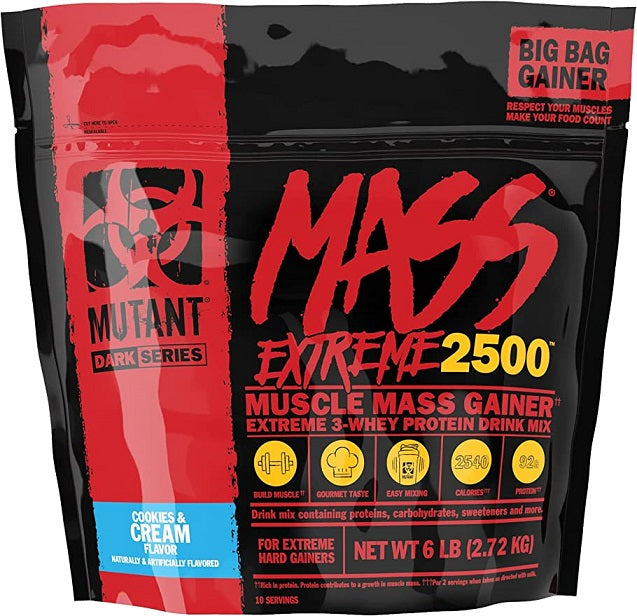 Mutant Mass Extreme 2500 - Cookies & Cream - 2720g