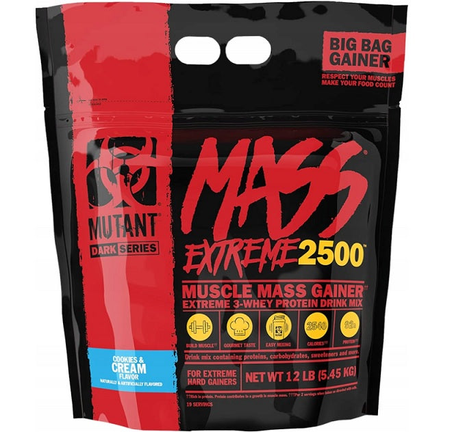 Mutant Mass Extreme 2500 - Cookies & Cream - 5450g