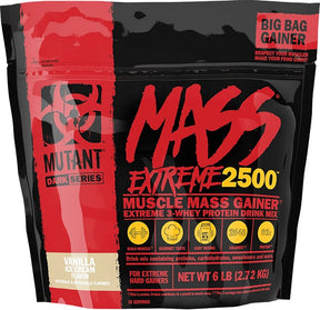 Mutant Mass Extreme 2500, Vanilla Ice Cream - 2720g