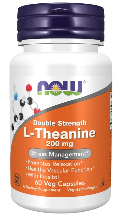 Double Strength L-Theanine - 200mg - 60 vcaps