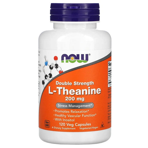 Double Strength L-Theanine - 200mg - 120 vcaps