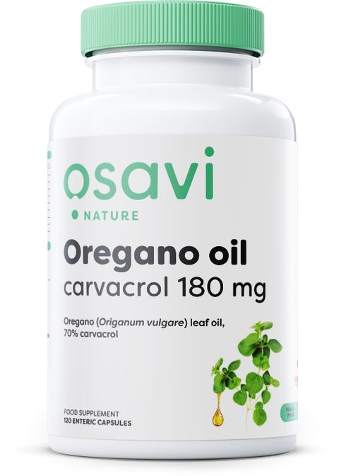 Oregano Oil Carvacrol - 180mg - 120 enteric caps
