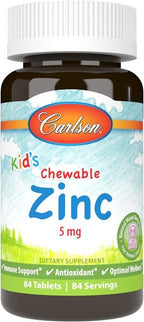 Kids Chewable Zinc, Natural Mixed Berry - 84 tablets