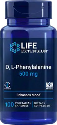D L-Phenylalanine - 500mg - 100 vcaps