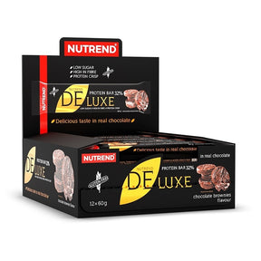 Deluxe Protein Bar, Chocolate Brownies - 12 x 60g