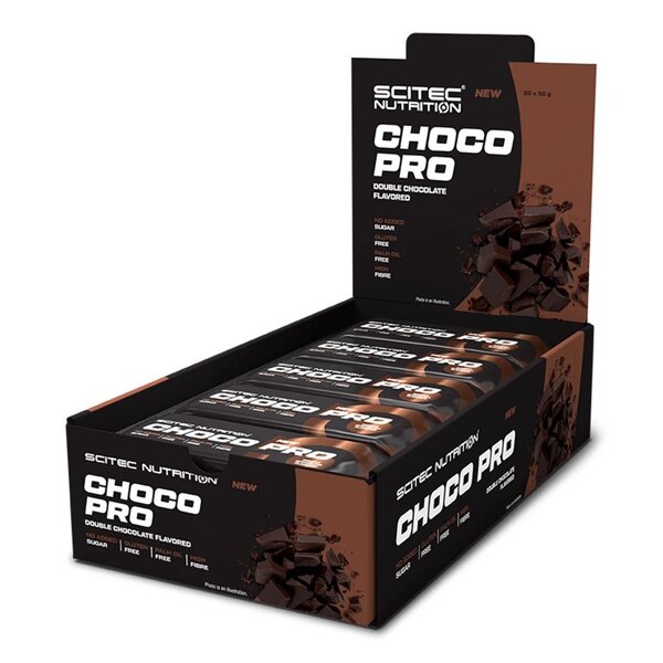 Choco Pro Bar - Double Chocolate - 20 x 50g