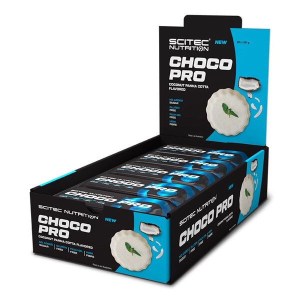 Choco Pro Bar - Strawberry White Chocolate - 20 x 50g