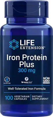 Iron Protein Plus - 300mg - 100 vcaps