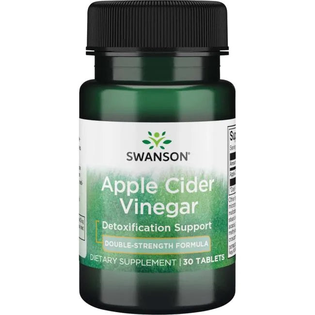 Apple Cider Vinegar - 200mg Double-Strength - 30 tablets