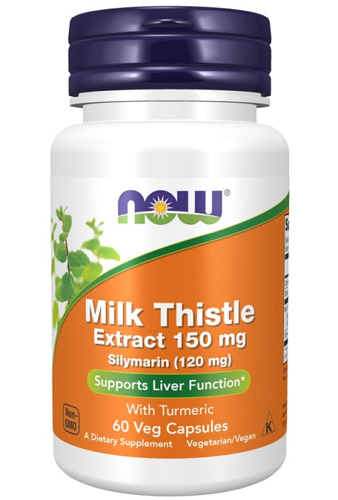 Milk Thistle Extract with Turmeric - 150mg - 60 vcaps