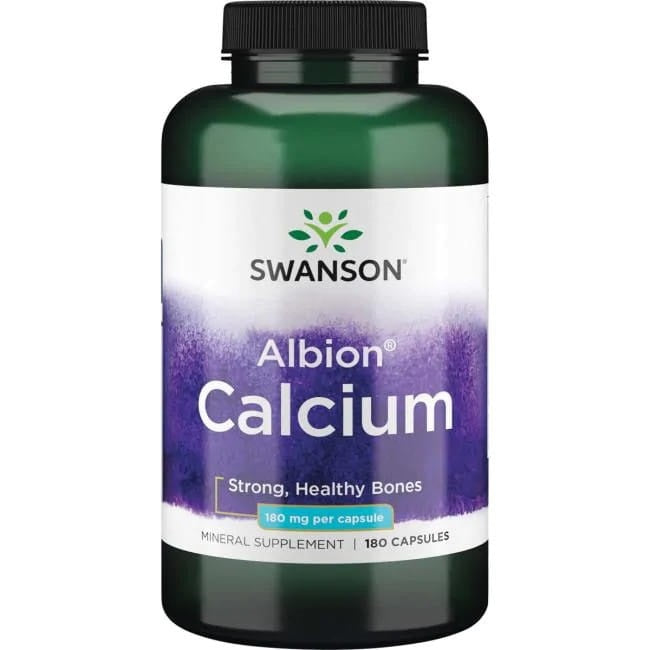 Albion Calcium - 180mg - 180 caps