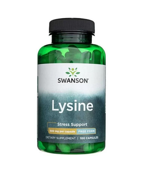 Lysine - 500mg Free-Form - 100 caps
