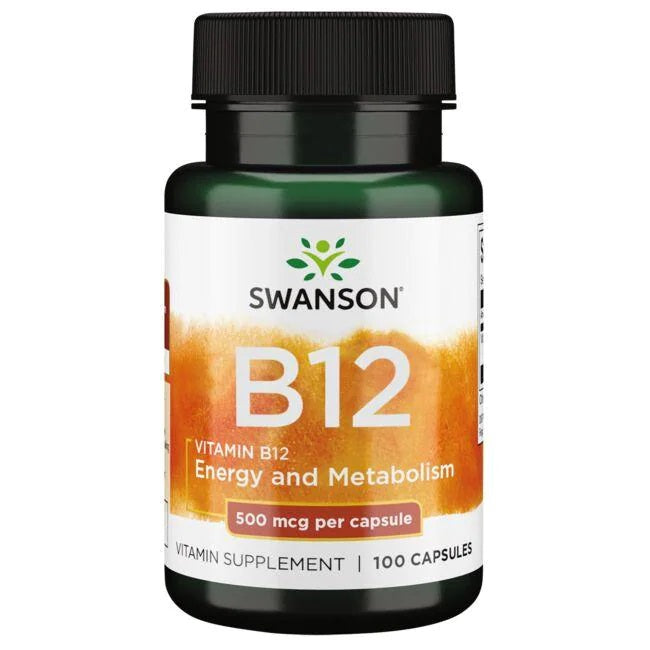 Vitamin B12 - 500mcg - 100 caps