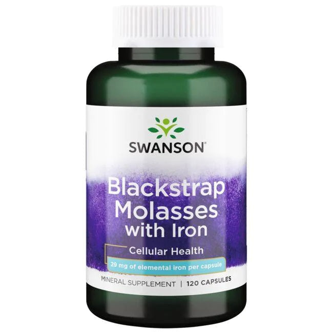 Blackstrap Molasses with Iron - 29mg - 120 caps