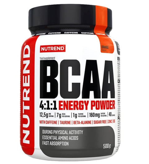 BCAA 4:1:1 Energy Powder - Orange - 500g