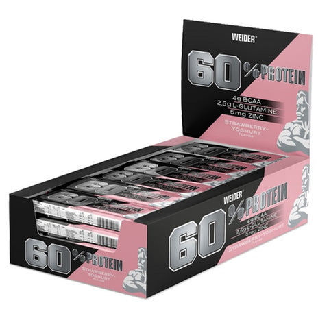60% Protein Bar - Strawberry-Yoghurt - 24 x 45g