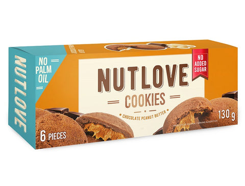 Nutlove Cookies - Chocolate Peanut Butter - 6 cookies