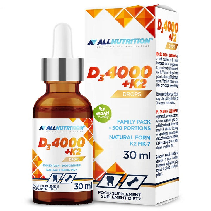 Allnutrition Vit D3 4000 + K2 Drops