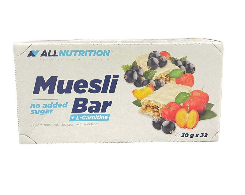 Muesli Bar + L-Carnitine - Yoghurt & Blackcurrant - 32 bars