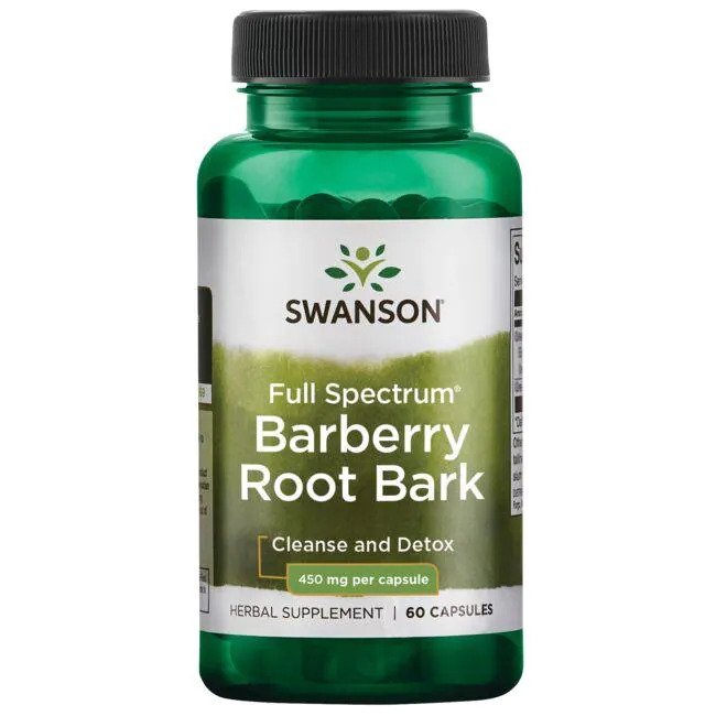 Full Spectrum Barberry Root Bark - 450mg  - 60 caps