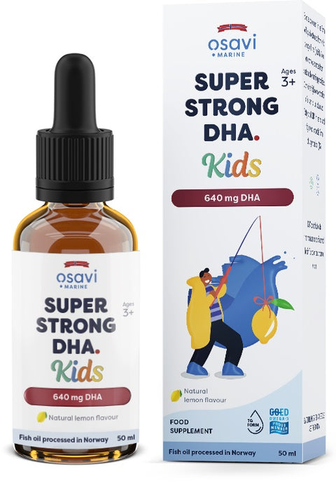 Super Strong DHA Kids - 640mg DHA (Lemon) - 50 ml.