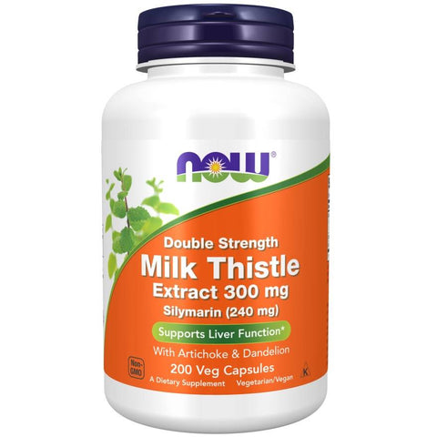 Milk Thistle Extract with Artichoke & Dandelion - 300mg Double Strength - 200 vcaps