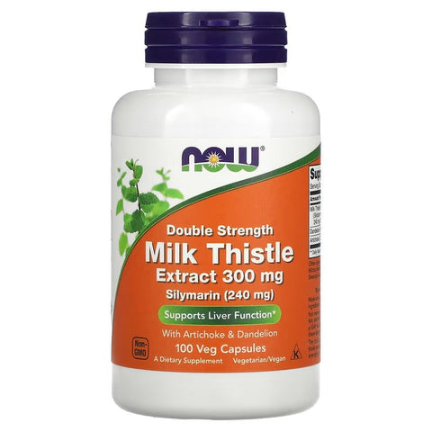 Milk Thistle Extract with Artichoke & Dandelion - 300mg Double Strength - 100 vcaps