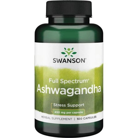 Full Spectrum Ashwagandha - 450mg - 100 caps