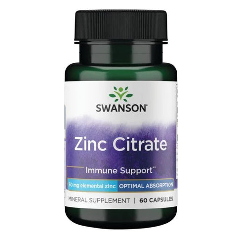 Zinc Citrate - 50mg - 60 caps