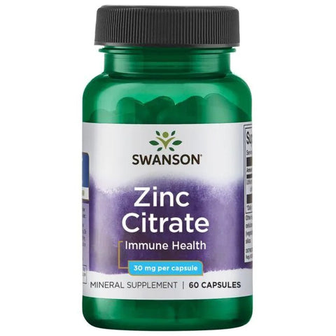 Zinc Citrate - 30mg - 60 caps