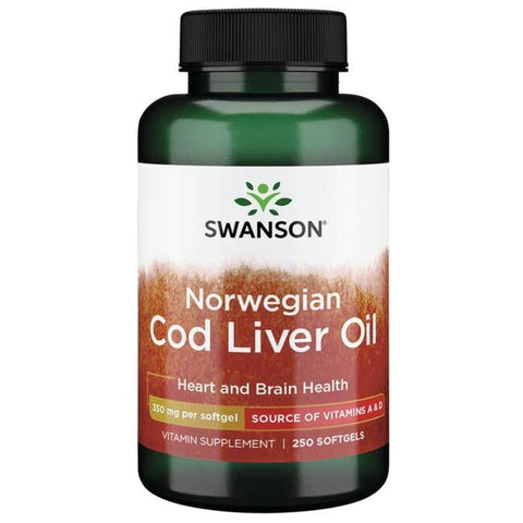 Cod Liver Oil - 350mg - 250 softgels