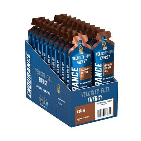 Endurance Energy Isotonic Energy Gel, Cola - 20 x 60g