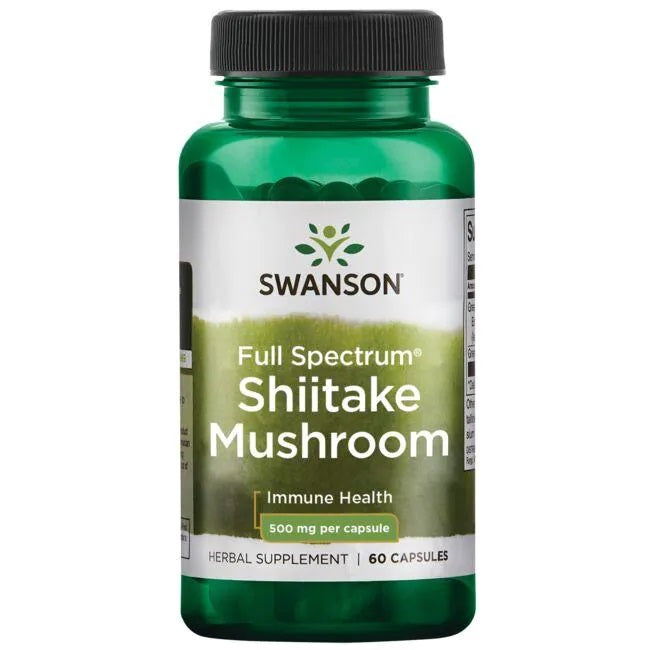 Full Spectrum Shiitake Mushroom - 500mg - 60 caps