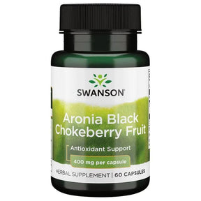 Aronia Black Chokeberry Fruit, 400mg - 60 caps