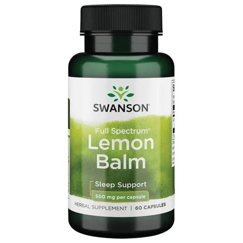 Full Spectrum Lemon Balm - 500mg - 60 caps