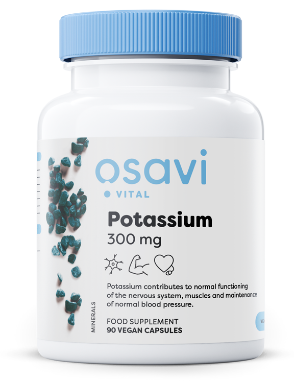 Potassium - 300mg - 90 vegan caps