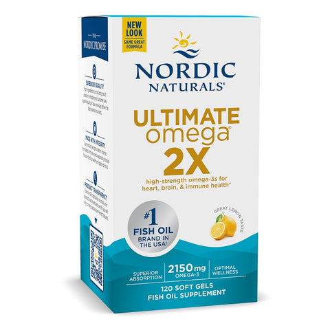 Ultimate Omega 2X - 2150mg Lemon - 120 softgels