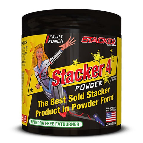Stacker 4 Powder - Fruit Punch - 150g