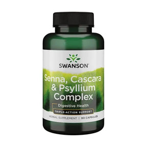 Senna, Cascara & Psyllium Complex - 90 caps