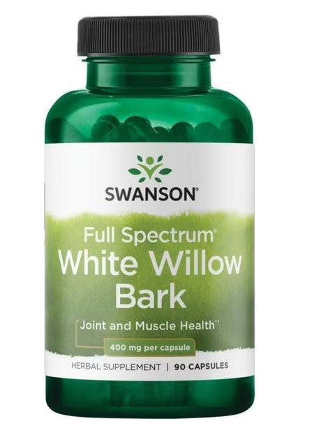 Full Spectrum White Willow Bark, 400mg - 90 caps