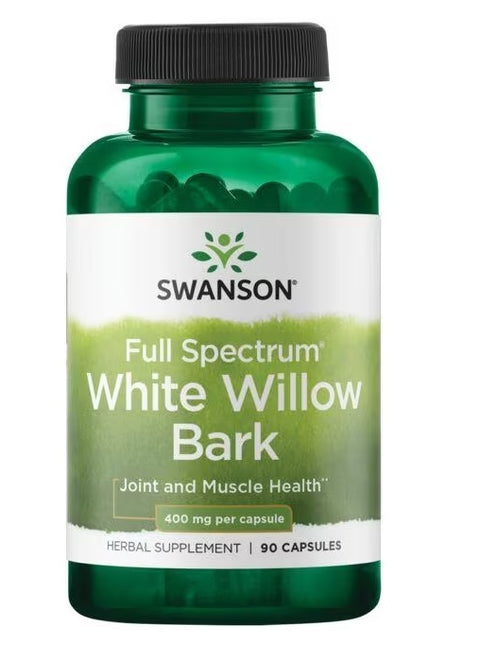Full Spectrum White Willow Bark - 400mg - 90 caps