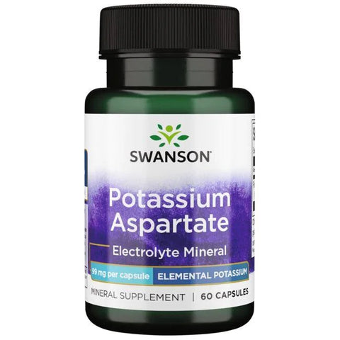 Potassium Aspartate - 99mg - 60 caps