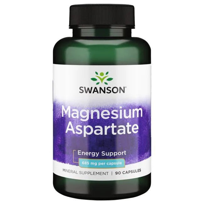 Magnesium Aspartate, 685mg - 90 caps