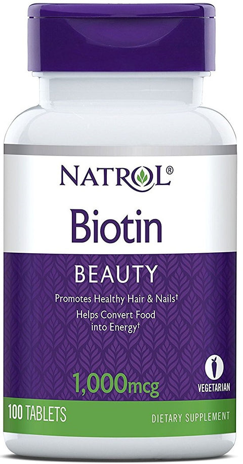 Biotin - 1000mcg - 100 tabs