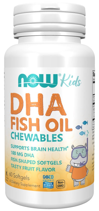 DHA Kids Fish Oil Chewables - 100mg - 60 softgels